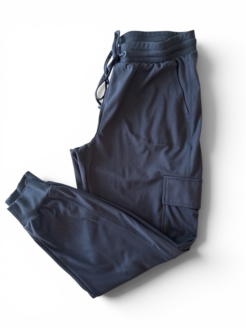Rachel Zoe Relaxed Fit Mid Rise Black Cargo Joggers - Women’s Medium - Picture 5 of 7